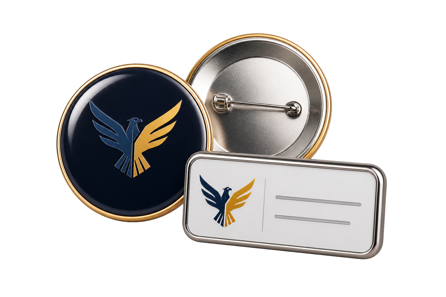 Badges & Name Tags: Round Badges, Name Badges, Magnetic Badges, Employee ID Accessories