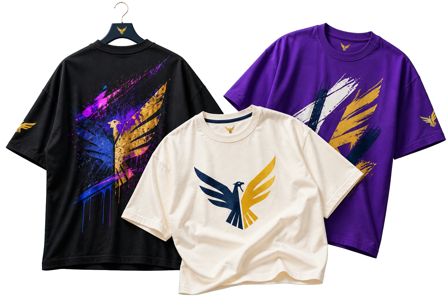 Custom T-Shirts: Oversized T-Shirts, Premium Cotton Tees, Trendy Streetwear Prints, Couple & Group Tees